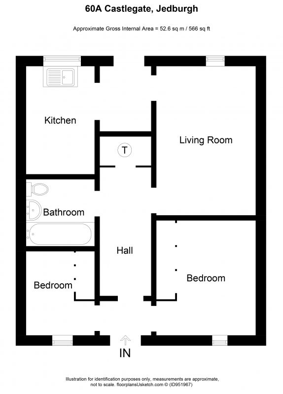 2 Bed Ground Floor Flat in In the Region Of £45,000 | 60a Castlegate ...