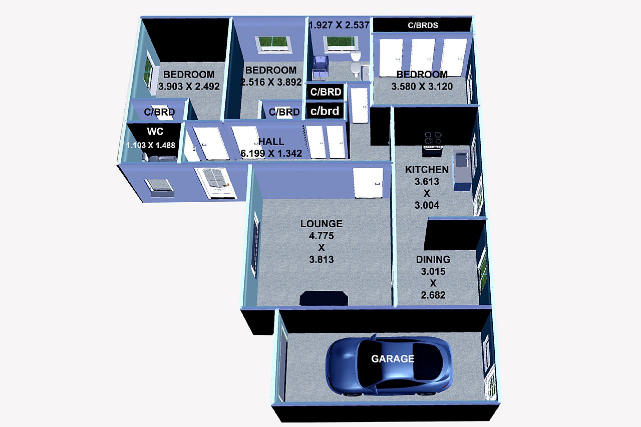 3 Bed Detached Bungalow in Offers Over £240,000 40 Abbotsferry Road