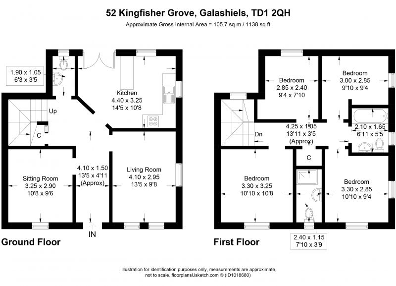 4 Bed Detached Villa in Offers Over £239,950 52 Kingfisher Grove