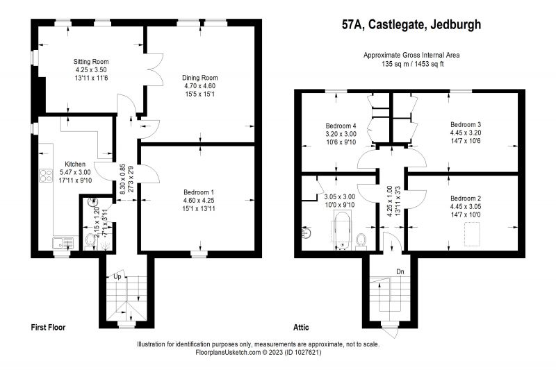 4 Bed First Floor Flat in Offers Over £150,000 | 57a Castlegate ...