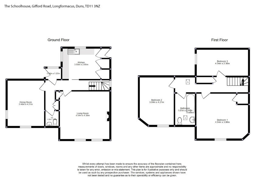 3 Bed Detached Villa in Longformacus In the Region Of £280,000 School
