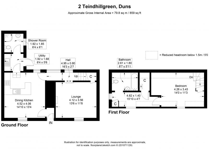 2 Bed Terraced Villa in Guide Price £160,000 2 Teindhillgreen, Duns